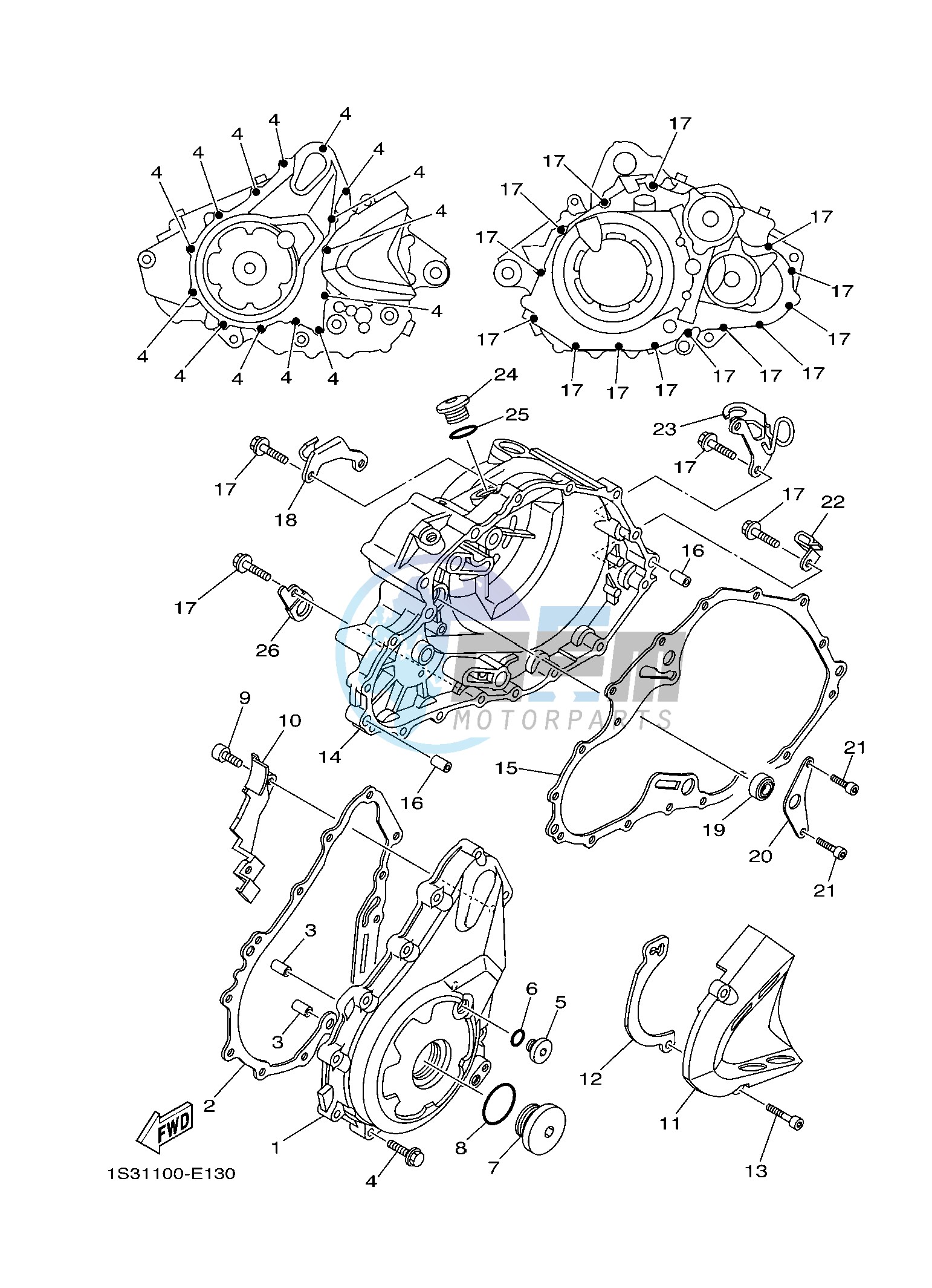 CRANKCASE COVER 1