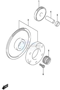 GSX-R125 drawing STARTER CLUTCH