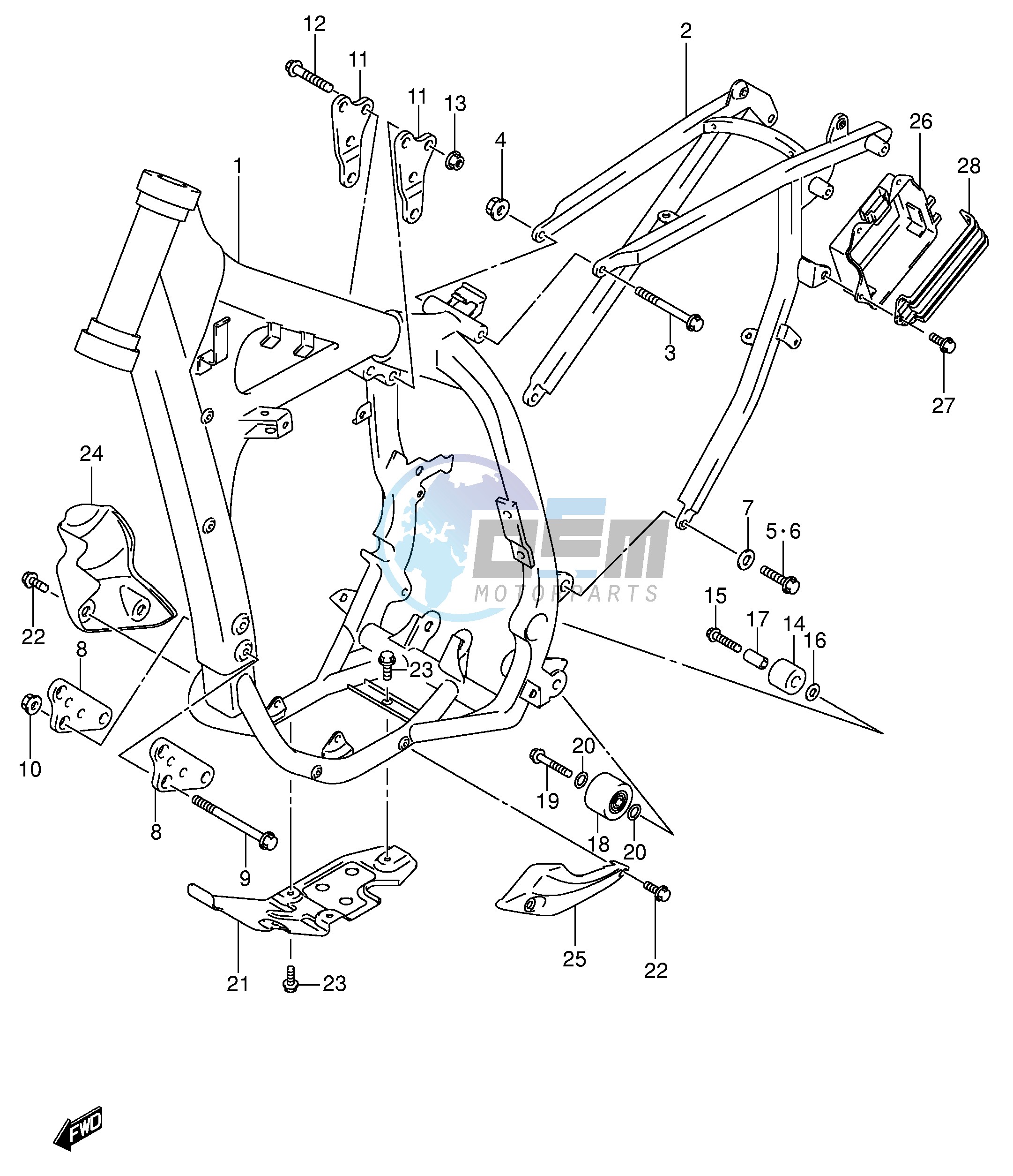 FRAME (MODEL K1 K2 K3 K4)