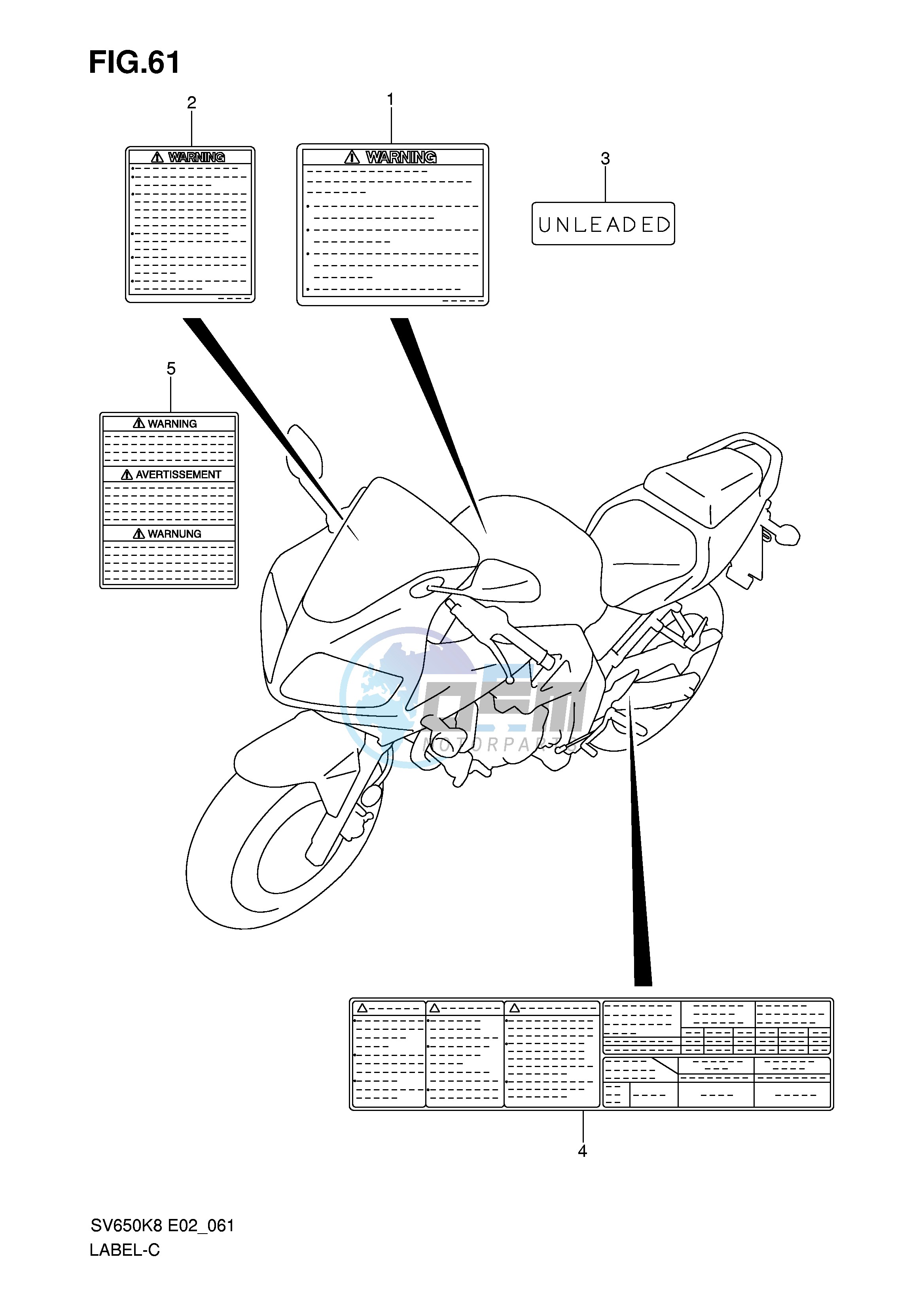 LABEL (MODEL K8 K9)