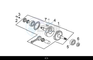 JOYMAX Z + CBS (LW12W4-EU) (M2) drawing CRANK SHAFT COMP