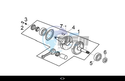 CRANK SHAFT COMP