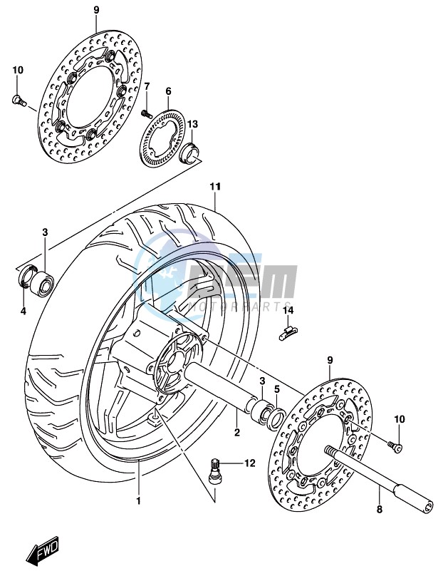 FRONT WHEEL