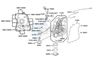 XCITING R500I drawing Right Crankcase Cover