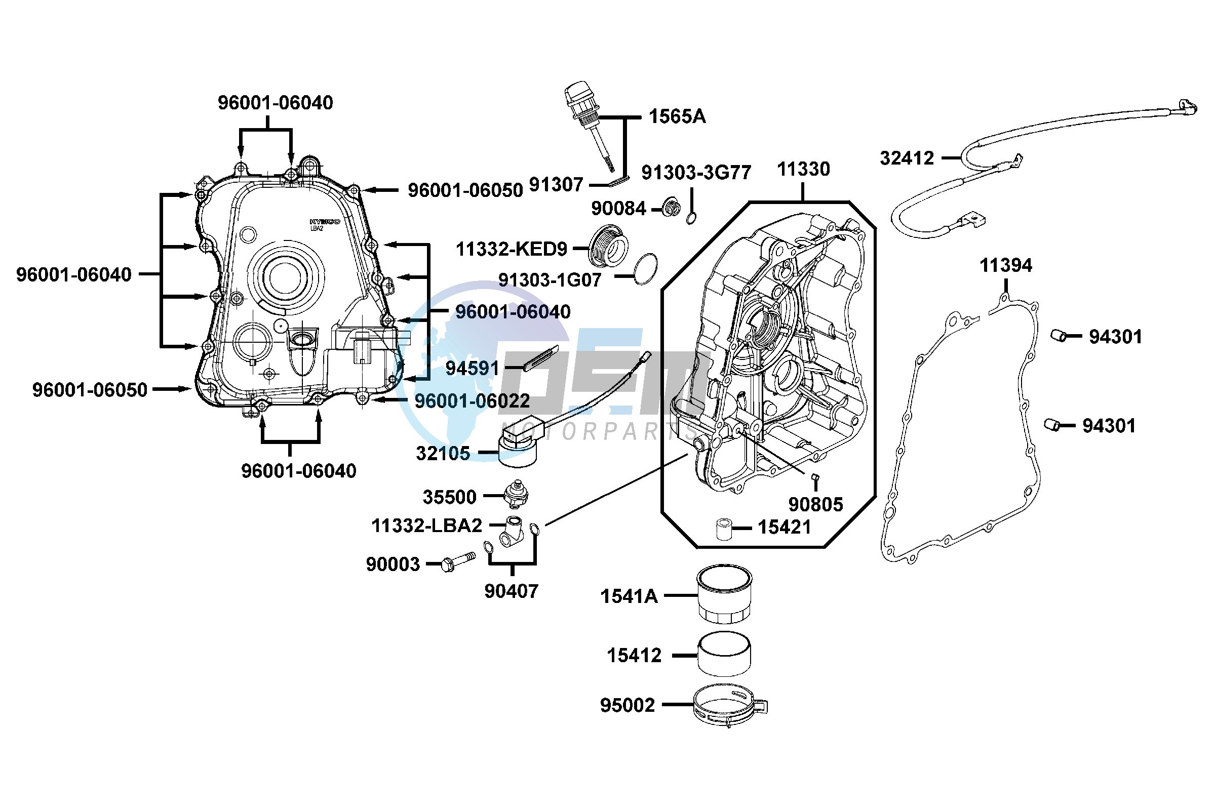 Right Crankcase Cover