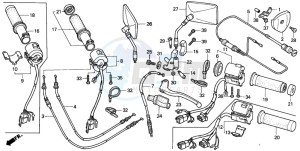 VT600C drawing SWITCH/CABLE