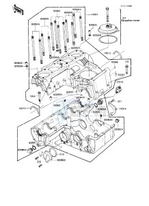 KZ 750 L [L3] drawing CRANKCASE