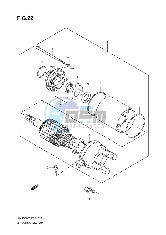 STARTING MOTOR