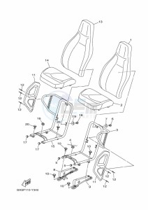 YXZ1000E YXZ1000R (B5JG) drawing SEAT