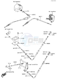 JF 650 A [X2] (A3) [X2] drawing CABLES