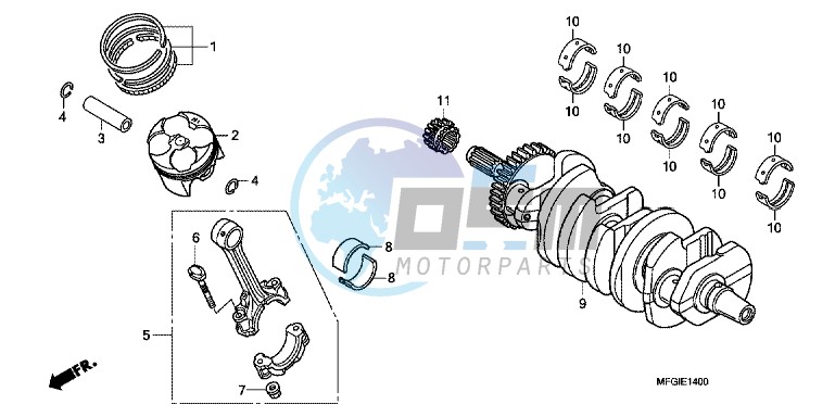 CRANKSHAFT/ PI STON