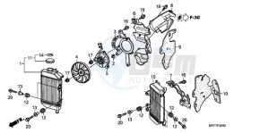 XL700V9 UK - (E / MKH) drawing RADIATOR