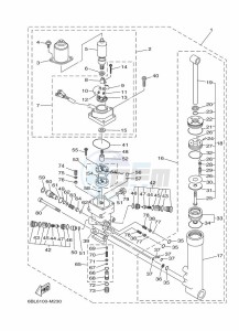 F40FETS drawing POWER-TILT-ASSEMBLY