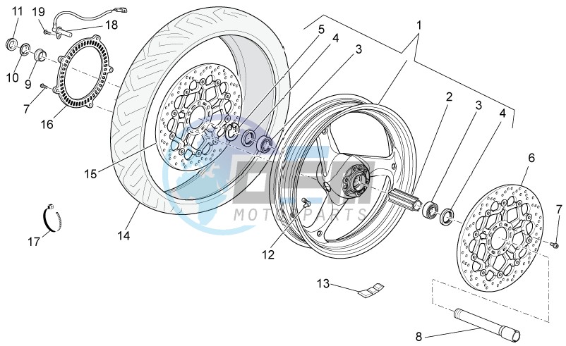 Front wheel