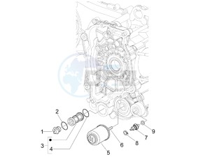 Fly 150 4t e3 drawing Flywheel magneto cover - Oil filter