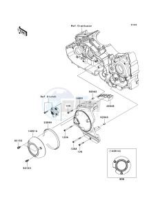 VN 1700 A [VULCAN 1700 VOYAGER] (9FA) A9FA drawing CHAIN COVER