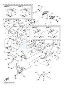 XJ6F 600 DIVERSION F (1CWG) drawing COWLING 2