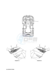 YFM450FWAD YFM45GPXG GRIZZLY 450 EPS (2LCB) drawing GRAPHICS