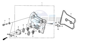 FJS600A 400 SILVER WING drawing CYLINDER HEAD COVER