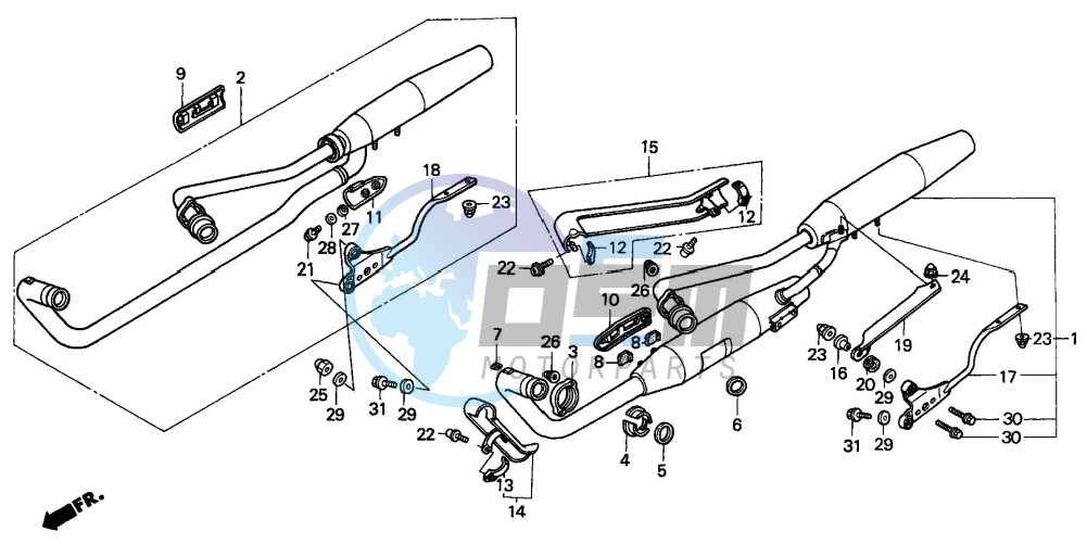 EXHAUST MUFFLER