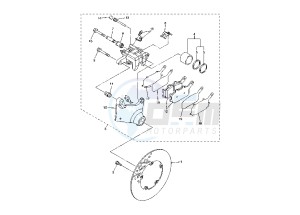 FZ1 FAZER 1000 drawing REAR BRAKE CALIPER