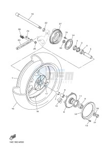 FJR1300AE FJR1300-AE FJR1300-AE (B96B B9A1) drawing REAR WHEEL