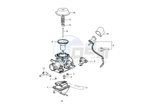 GRANTURISMO 125 drawing Carburetor