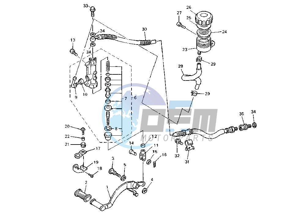 REAR MASTER CYLINDER