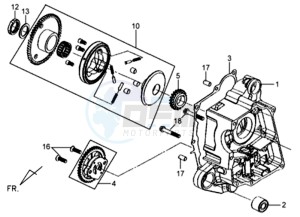 MIO 50 L5-L6 drawing CRANKCASE RIGHT / OILPUMP