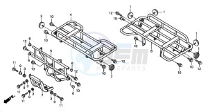 TRX450S drawing CARRIER