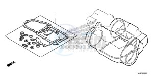 CBR650FAH 2ED - (2ED) drawing GASKET KIT B