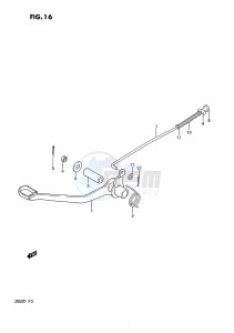 JR50 (P3) drawing REAR BRAKE