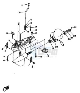 55B drawing LOWER-CASING-x-DRIVE-2