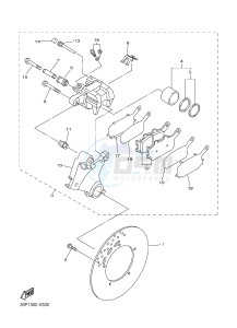 FZ8-N FZ8 (NAKED) 800 (2SH4) drawing REAR BRAKE CALIPER