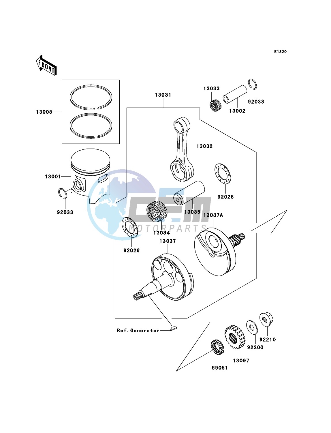 Crankshaft/Piston(s)