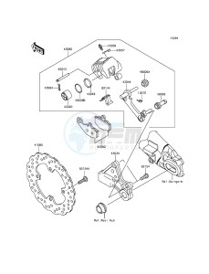 ER-6F EX650EEF XX (EU ME A(FRICA) drawing Rear Brake