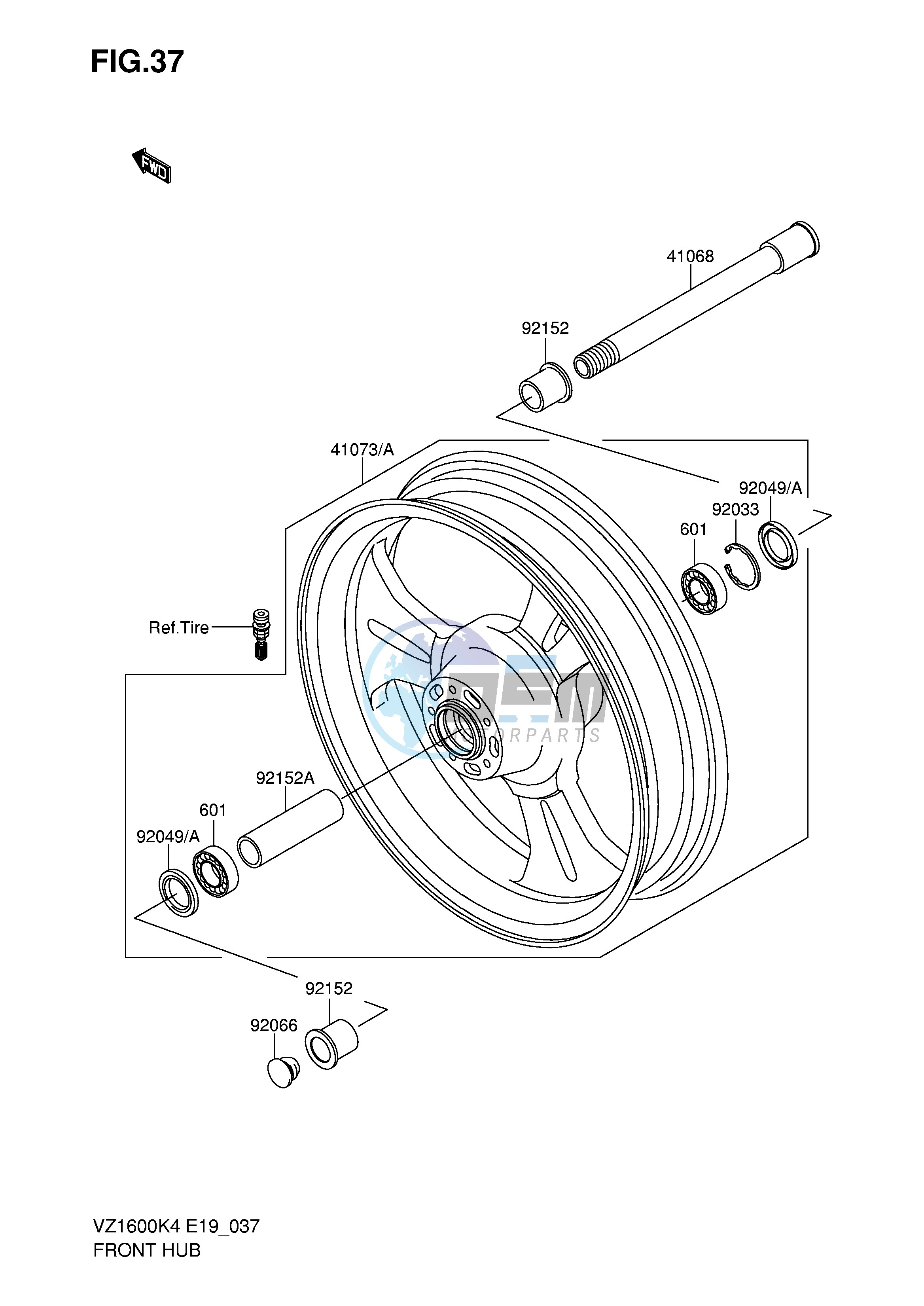 FRONT HUB