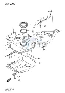 AN650Z ABS BURGMAN EXECUTIVE EU-UK drawing FUEL TANK