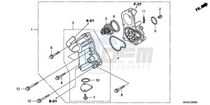 GL1800A Korea - (KO) drawing WATER PUMP