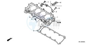 CBR1000RR9 Korea - (KO / MME SPC) drawing CYLINDER