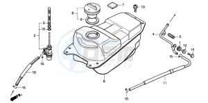 PK50S drawing FUEL TANK