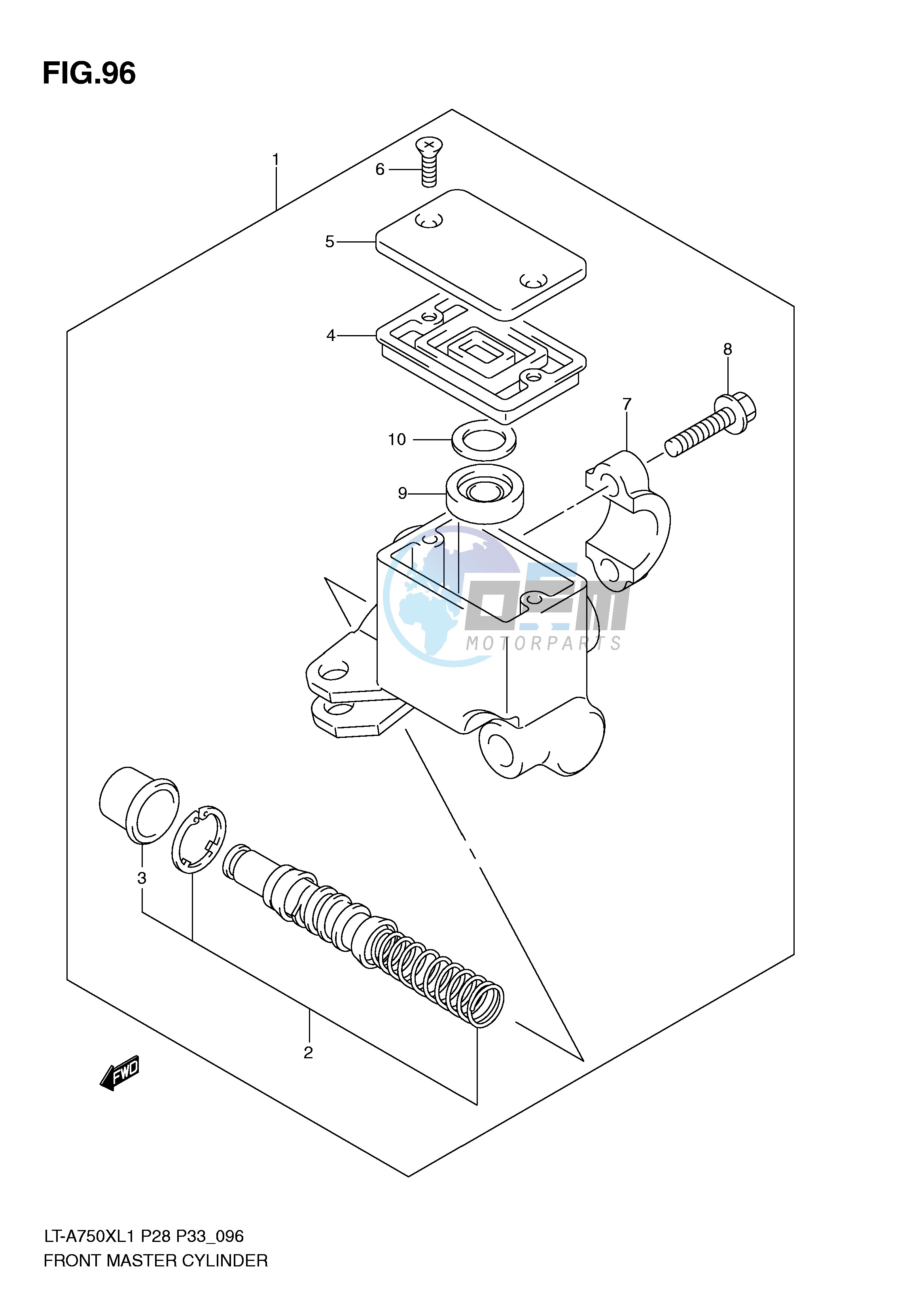 FRONT MASTER CYLINDER