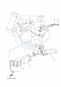 YZ85LW YZ80 (B0GL) drawing ELECTRICAL 1