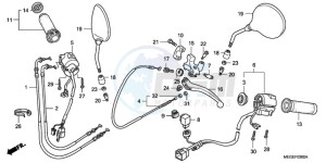 VT750CA9 Australia - (U / SPC) drawing HANDLE SWITCH/CABLE