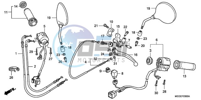 HANDLE SWITCH/CABLE