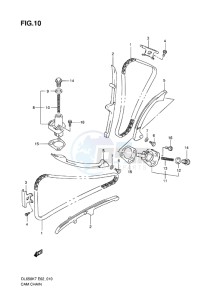 DL 650 V-STROM EU-UK drawing CAM CHAIN