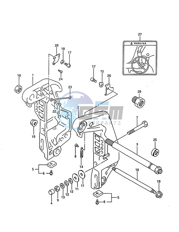 Clamp Bracket (1995 to 1997)