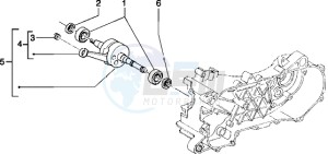 Typhoon 50 drawing Crankshaft