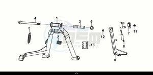 NH-T125I (MG12B2-EU) (E5) (M1) drawing MAIN STAND-SIDE STAND