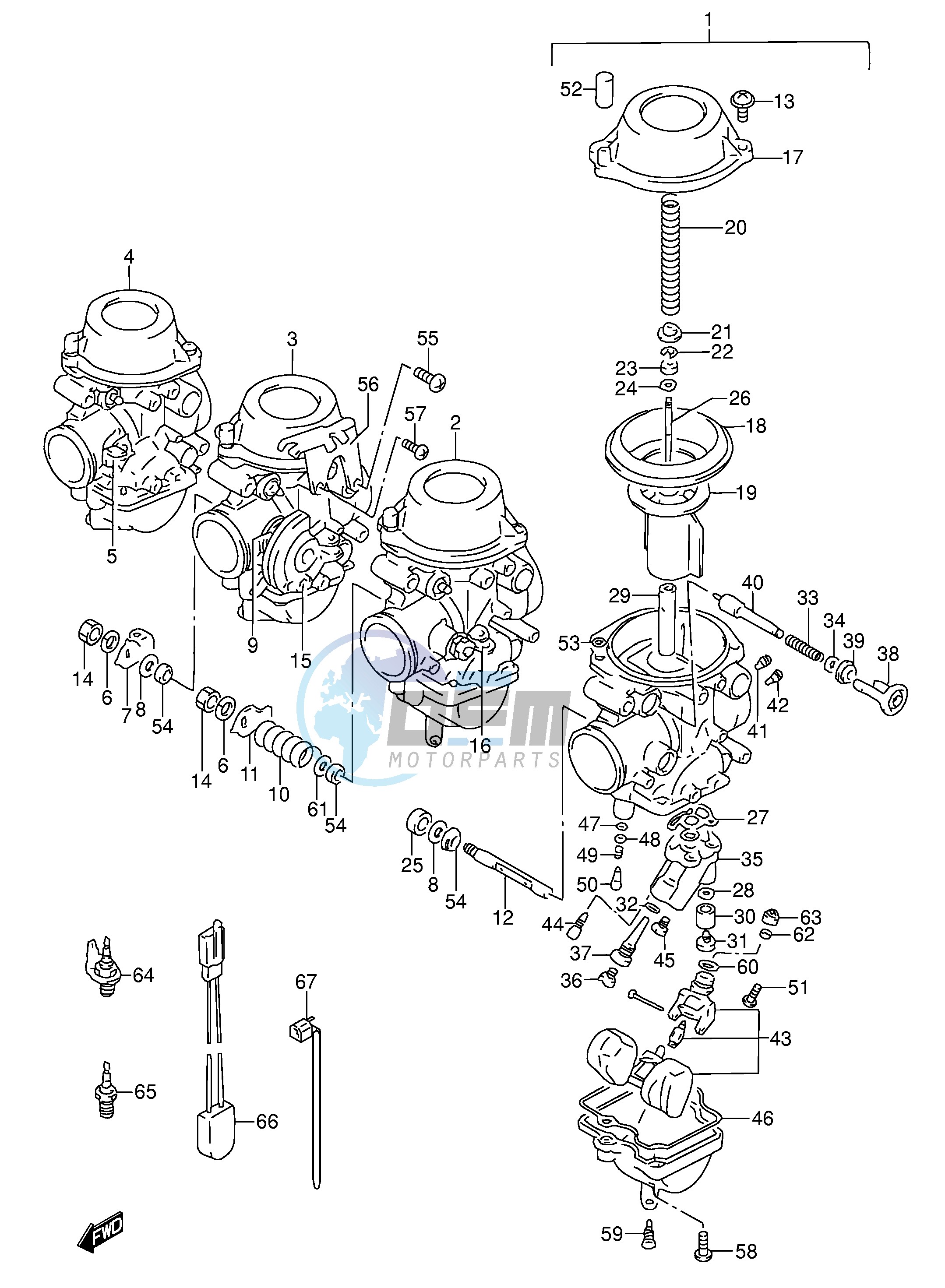 CARBURETOR (MODEL T V)